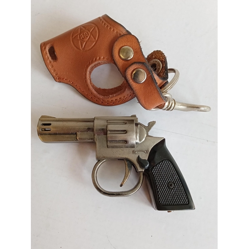 145 - Gun in Holster Lighter Keyring