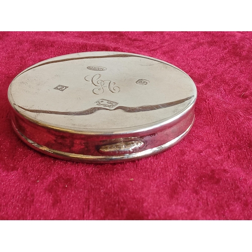 156 - Lovely Silver Hallmarked Compact