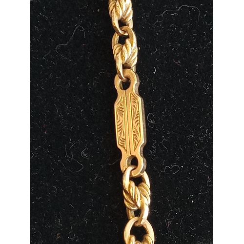 189 - Edwardian 9ct Fob Chain