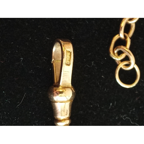 189 - Edwardian 9ct Fob Chain