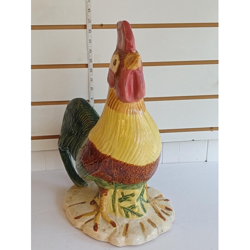 223 - Large Pottery Cockerel