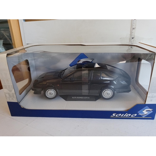 232 - Solido Alfa Romeo GTV6 Model Car, Boxed & Mint