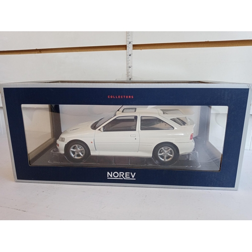 233 - No Rev Ford Escort Cosworth Model Car, Boxed & Mint