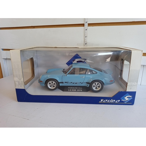 234 - Solido Porche 911 2.8 RSR 1974 Model Car, Boxed & Mint