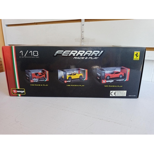 240 - Burago Farrari Model Car, Boxed & Mint