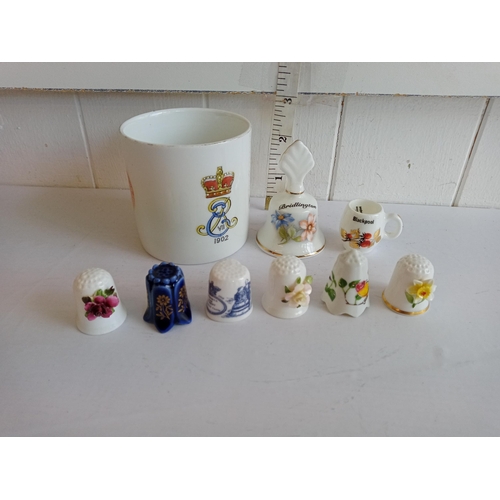 27 - Selection of Thimbles & Presentation Cup