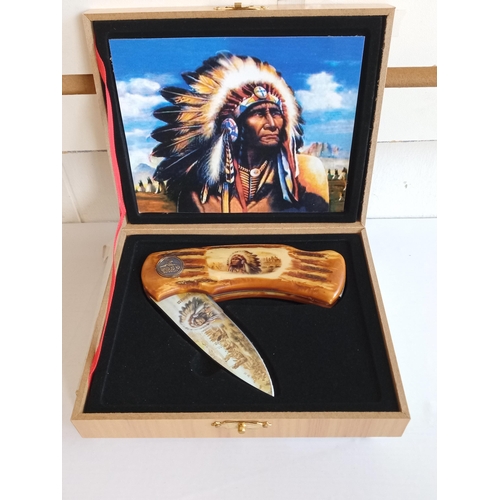 3 - Wild Outdoors Folding Knife in Presentation Case