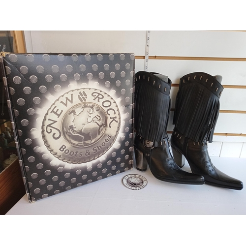 44 - New Size 6 Rocks Ladies Boots, New & Boxed. Cost £250 when bought