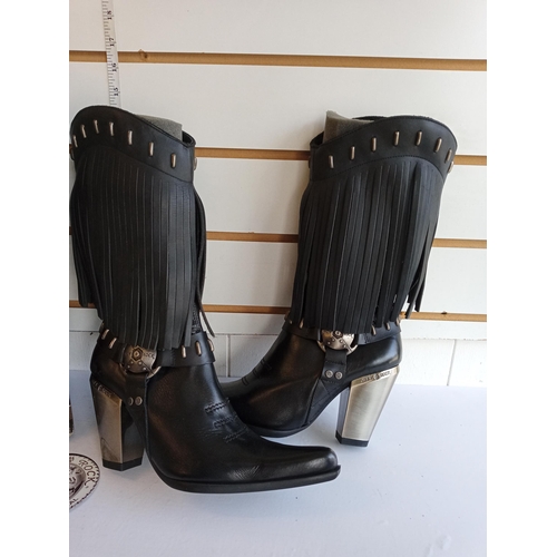 44 - New Size 6 Rocks Ladies Boots, New & Boxed. Cost £250 when bought