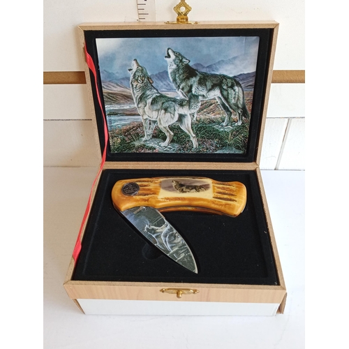 8 - Wild Outdoors Folding Knife in Presentation Case