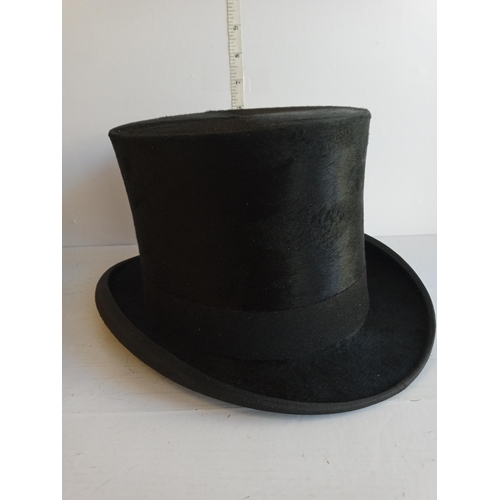 126 - Lincoln Bennett Silk Top Hat with Box, Mint Condition