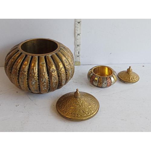 101 - Intricate Middle Eastern Lidded Pots