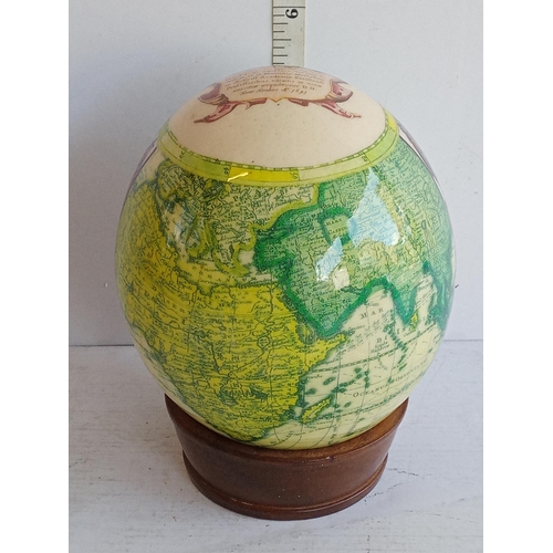 111 - Decorated Ostrich Egg on Stand