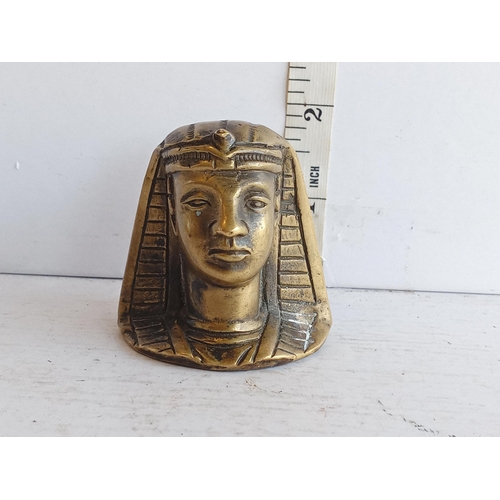 168 - Early Egyptian Head Car Mascot