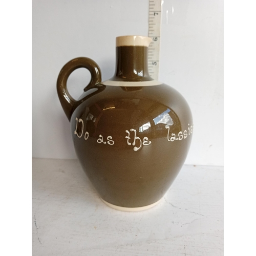 37 - 19th Century Flagon with Script