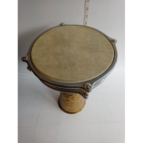 62 - Arts & Craft Quality Bongo Drum with Case