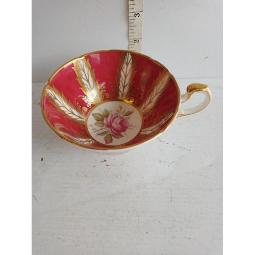 79 - Paragon Floating Rose Tea cup, no damage