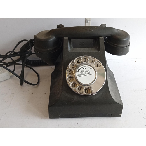 84 - Antique Bakelite Telephone