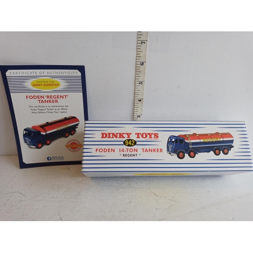 17 - Dinky Super Toy Foden Regent Tanker,No 942. Boxed & Mint with Certificate