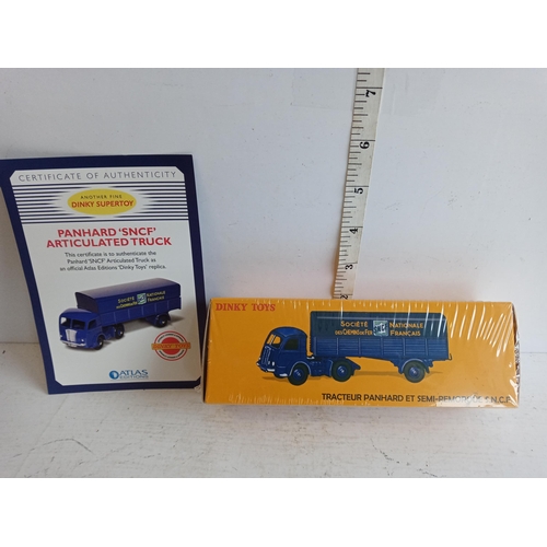 21 - Dinky Super Toy Panhard (SNCF) Articulated Truck, No 32AB, Boxed & Mint with Certificate