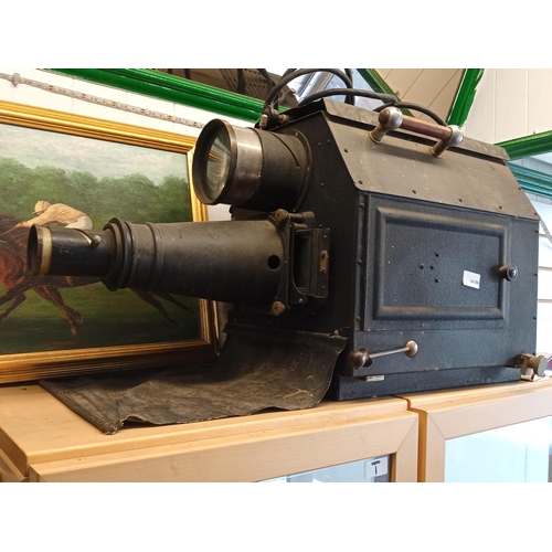 266 - Ross of London Large Antique Projector with Original Lenses. Collection Only