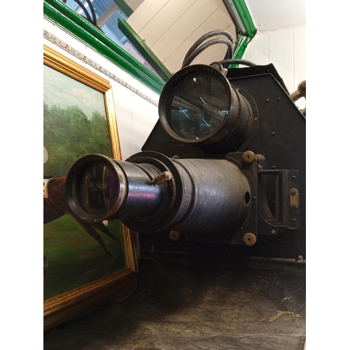 266 - Ross of London Large Antique Projector with Original Lenses. Collection Only