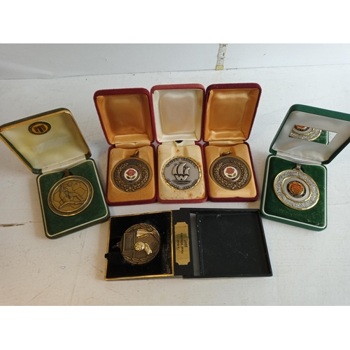 28 - Selection of Assorted Medals In Cases