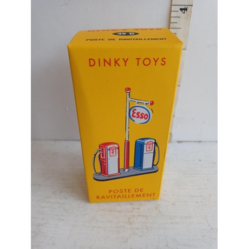 5 - Dinky Esso Petrol Pumps Boxed No 49D. Boxed & Mint with Certificate