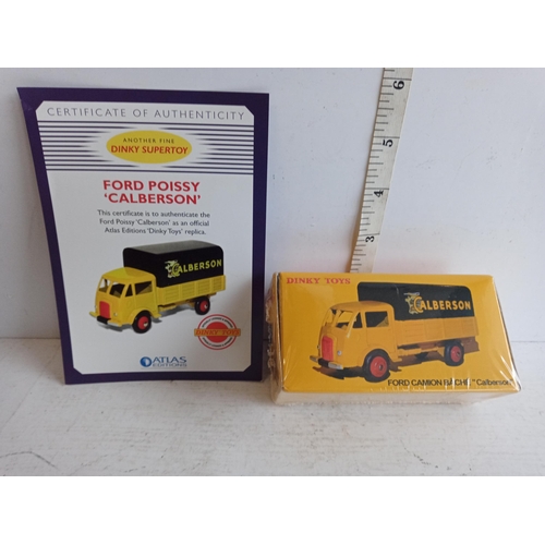 9 - Dinky Super Toy Ford Poissy Calberson Truck,No 25JJ.. Boxed & Mint with Certificate