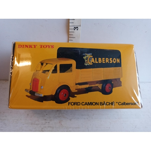 9 - Dinky Super Toy Ford Poissy Calberson Truck,No 25JJ.. Boxed & Mint with Certificate