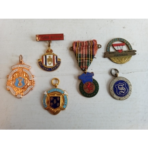 30 - Selection of Enamel Badges & Medals