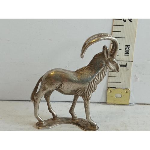 166 - Solid Silver Ram