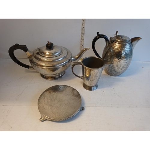 113 - Assorted Pewter Items