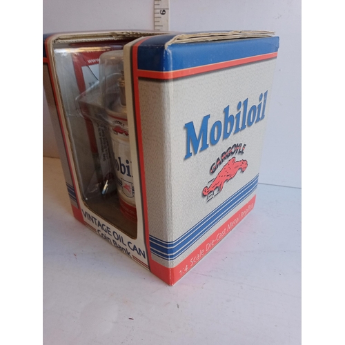 218 - Vintage Oil Can Coin Bank, Made from Metal, Mint & Boxed