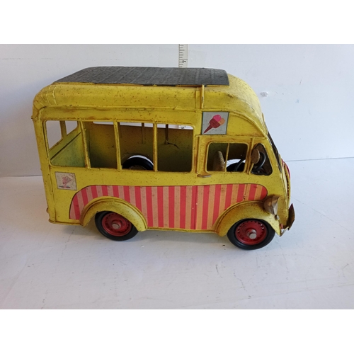 222 - Tin Plate Ice Cream Truck