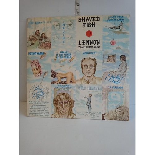 24 - John Lennon, Shaved Fish LP, Plastic Ono Band. In Lovely Condition