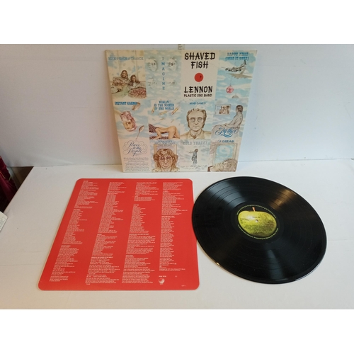 24 - John Lennon, Shaved Fish LP, Plastic Ono Band. In Lovely Condition