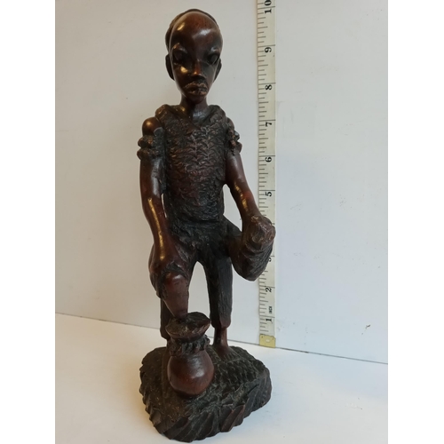 35 - Old Wooden Tribal Figure