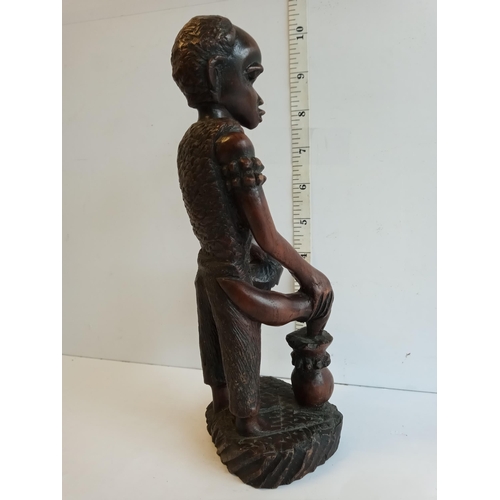 35 - Old Wooden Tribal Figure