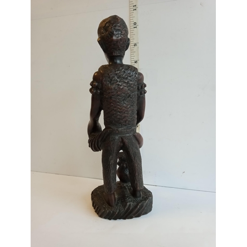 35 - Old Wooden Tribal Figure