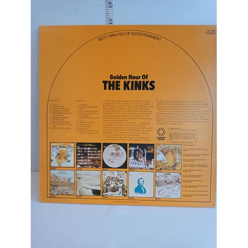 74 - The Golden Hour of the Kinks LP, In Lovely Condition