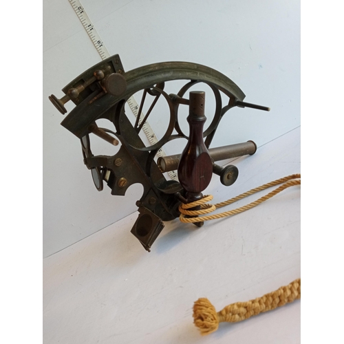 170 - 19th Century Signed Sextant Signed H Hughes