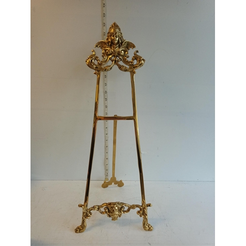 104 - Lovely Ornate Brass Picture Stand