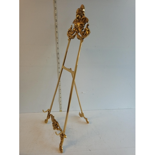 104 - Lovely Ornate Brass Picture Stand