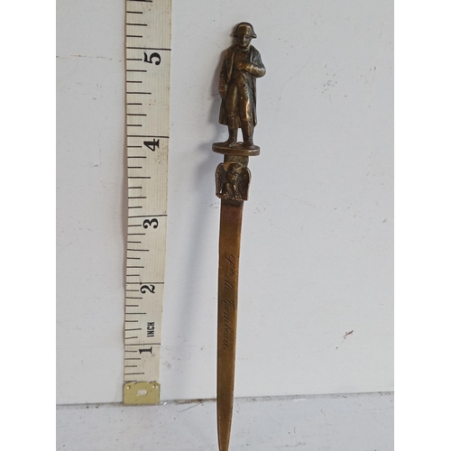 140 - Early Napoleon Bronze Letter Opener