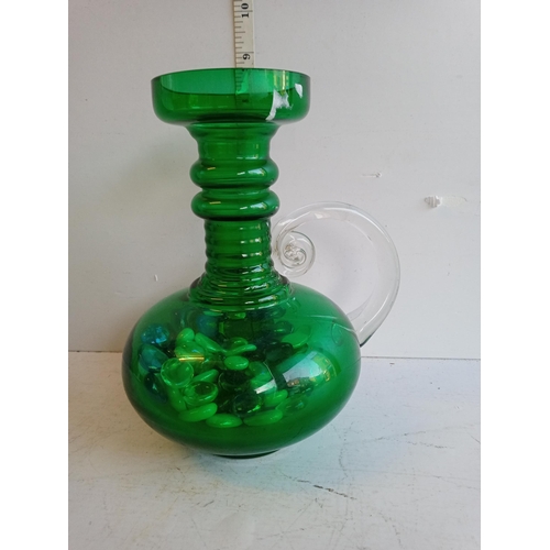 145 - Scandinavian Green handled Vase