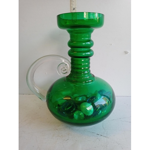 145 - Scandinavian Green handled Vase