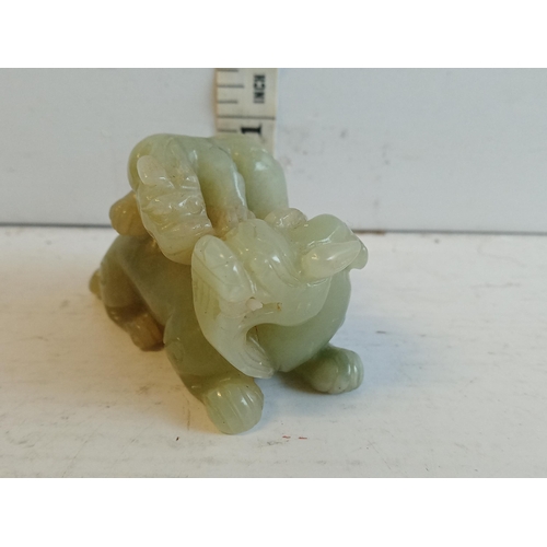 17 - Carved Jade Dragons