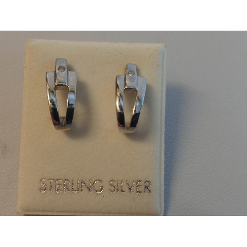 18 - Silver Earrings,New