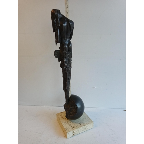 302 - Bronze Sculpture By Josep Bofill (Le Vida) Mother & Child